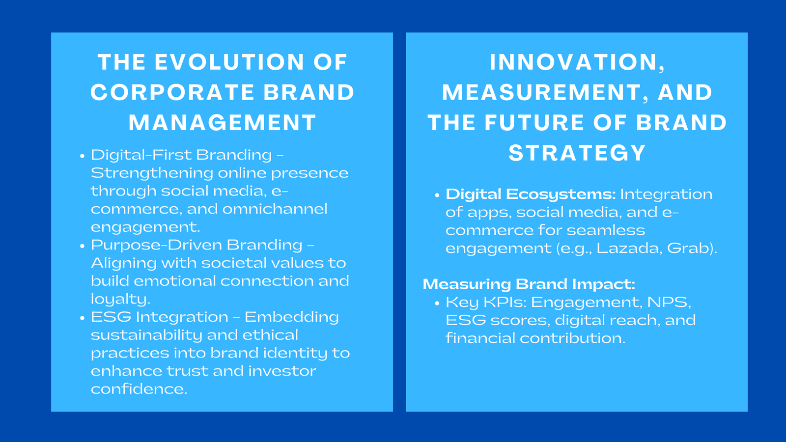 Emerging Trends in Corporate Brand Management